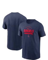 Nike Navy Los Angeles Angels Primetime Property Of Practice T Shirt