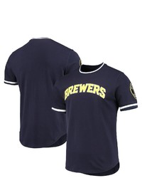 PRO STANDARD Navy Milwaukee Brewers Team T Shirt