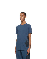 Lanvin Navy Mother And Child T Shirt