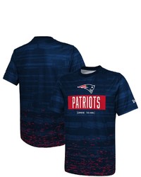 New Era Navy New England Patriots Combine Authentic Sweep T Shirt At Nordstrom
