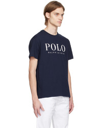 Polo Ralph Lauren Navy Printed T Shirt