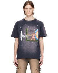 Alchemist Navy Printed T Shirt