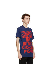 DSQUARED2 Navy Reverse Cool T Shirt