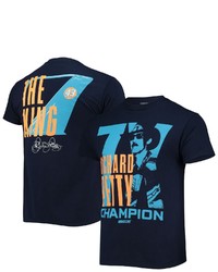 CHECKERED FLAG Navy Richard Petty 7x Champion T Shirt