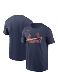Nike Navy St Louis Cardinals Team Wordmark T Shirt