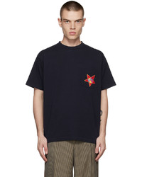 Bode Navy Star T Shirt