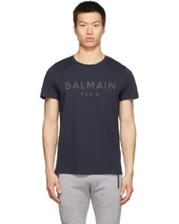 Balmain Navy T Shirt