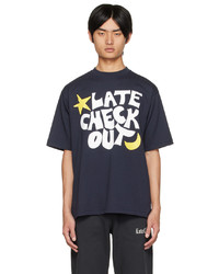Late Checkout Navy T Shirt