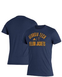 adidas Navy Tech Yellow Jackets Sideline Locker Heritage Roready T Shirt At Nordstrom