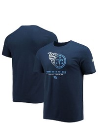 New Era Navy Tennessee Titans Combine Authentic Go For It T Shirt