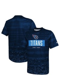 New Era Navy Tennessee Titans Combine Authentic Sweep T Shirt At Nordstrom