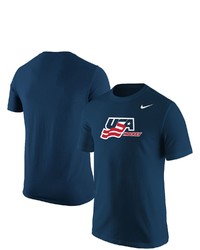 Nike Navy Usa Hockey Core T Shirt