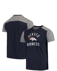 Majestic Threads Navygray Denver Broncos Field Goal Slub T Shirt At Nordstrom