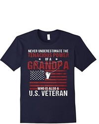 Never Underestimate Usveteran Grandpa T Shirts For Papa