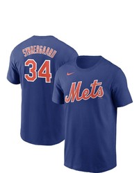 Nike Noah Syndergaard Royal New York Mets Name Number T Shirt At Nordstrom