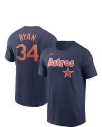 Nike Nolan Ryan Navy Houston Astros Cooperstown Collection Name Number T Shirt At Nordstrom