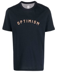 Eleventy Optimism Slogan Print T Shirt