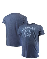 Retro Brand Original Navy North Carolina Tar Heels Big Tall Mock Twist T Shirt