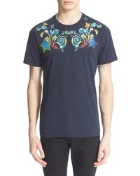 Versace Painted Baroque Graphic T Shirt