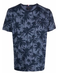 Tommy Hilfiger Palm Print Organic Cotton T Shirt