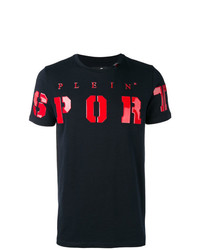 Plein Sport Patent Logo Plaque T Shirt