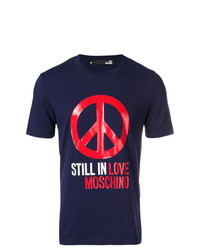 Love Moschino Peace Motif T Shirt