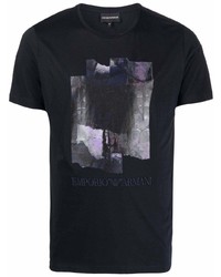 Emporio Armani Photograph Print Cotton T Shirt