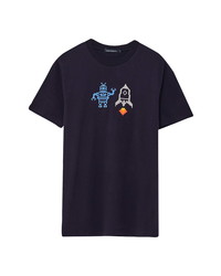 French Connection Pixel Robot Graphic Tee