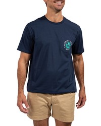 Chubbies Pocket Graphic Tee In The Cool Palm Collected Navy At Nordstrom