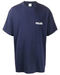 Vetements Polizei Crew Neck T Shirt