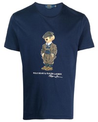 Polo Ralph Lauren Polo Bear Logo Print T Shirt
