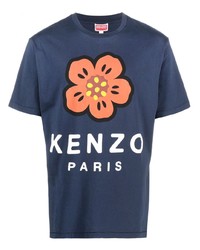 Kenzo Poppy Print Short Sleeve T Shirt