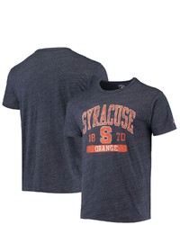 LEAGUE COLLEGIATE WEA R Heathered Navy Syracuse Orange Volume Up Victory Falls Tri Blend T Shirt In Heather Navy At Nordstrom