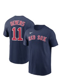 Nike Rafl Devers Navy Boston Red Sox Name Number T Shirt At Nordstrom