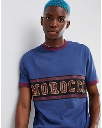 ASOS DESIGN Relaxed T Shirt With Morocco Print S