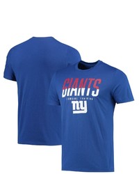 New Era Royal New York Giants Combine Authentic Big Stage T Shirt