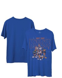 Junk Food Royal New York Knicks Space Jam 2 Home Squad Advantage T Shirt