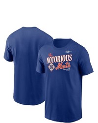 Nike Royal New York Mets 1986 World Series 35th Anniversary The Notorious T Shirt