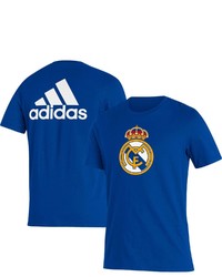 adidas Royal Real Madrid Three Stripe T Shirt