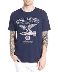 Obey Search Destroy Eagle Graphic T Shirt