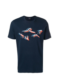 Paul & Shark Shark Print T Shirt