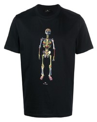 PS Paul Smith Skeleton Print Detail T Shirt