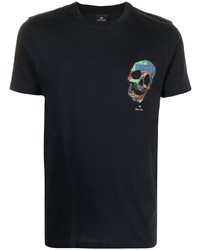 PS Paul Smith Skull Print Cotton T Shirt