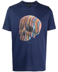 PS Paul Smith Skull Print Detail T Shirt