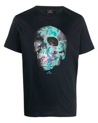 PS Paul Smith Skull Print Short Sleeved T Shirt