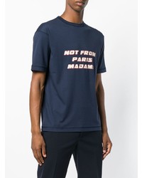 Drôle De Monsieur Slogan Print T Shirt