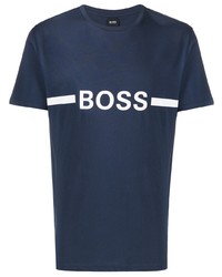 BOSS Slogan Print T Shirt