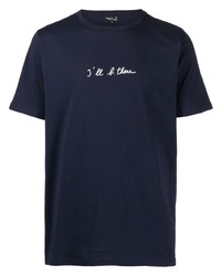 agnès b. Slogan Print T Shirt