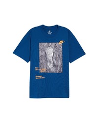 Nike Sportswear Moon Embroidered Patch Tee In Court Blue At Nordstrom
