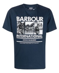 Barbour International Steve Mcqueen Graphic T Shirt